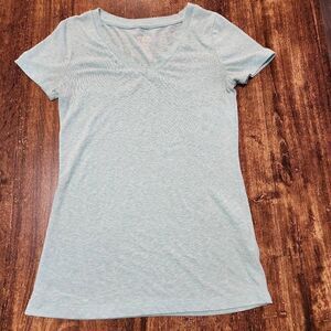 Mossimo plain light blue top